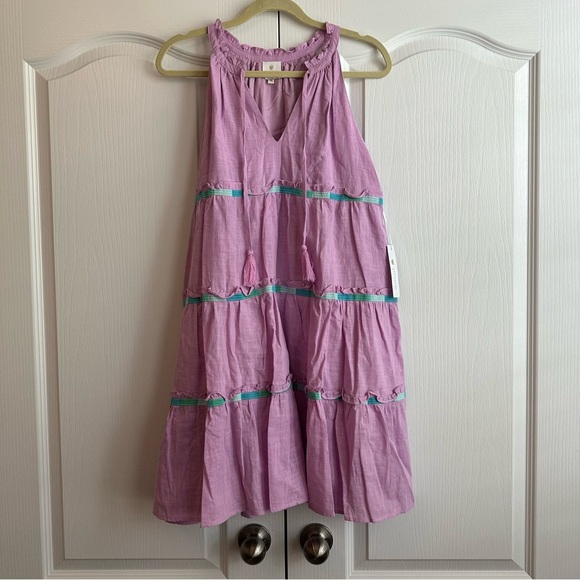 J. Marie | NWT - Shelia Dress - Size M - Lavender/Turquoise - Picture 2 of 11